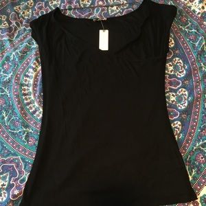 NWT Bordeaux wrap top